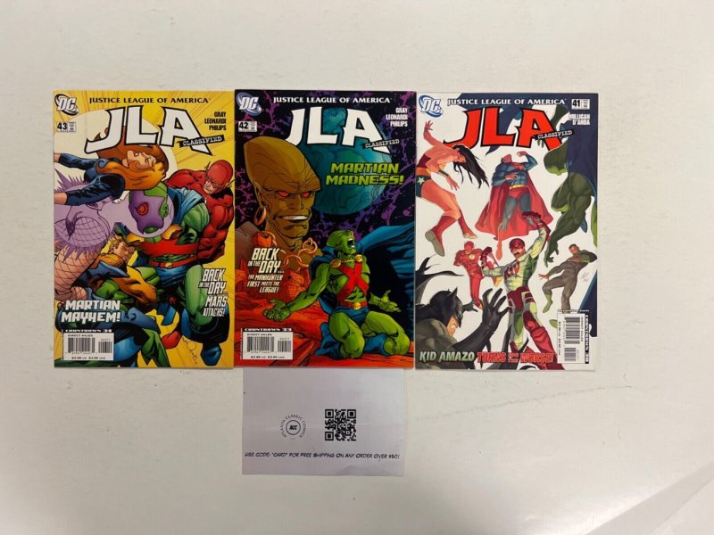3 JLA DC Comic Books #41, raw, ungraded comic book — front cover