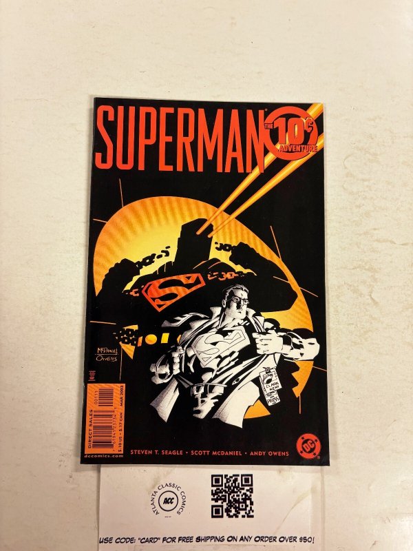 Superman the 10 Cent Adventure #1 (DC Comics), raw comic book in NM condition — front cover