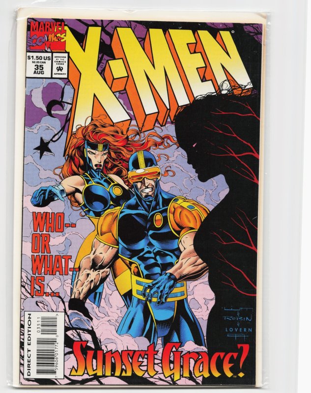 X-Men #35 (Marvel Comics, 1994), raw, ungraded comic book — front cover