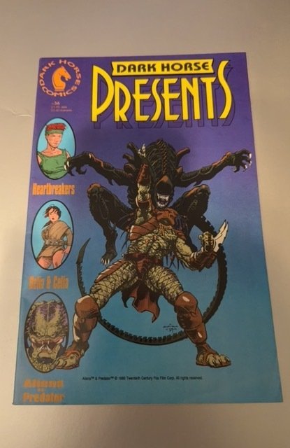 Dark Horse Presents #36 (Dark Horse Comics, 1990), raw, ungraded comic book — front cover