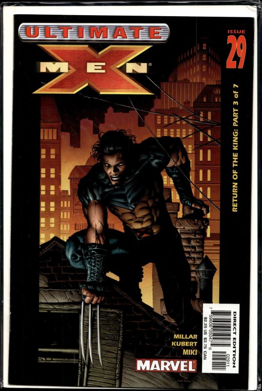 Ultimate X-Men #29 (Marvel Comics, 2003), raw, ungraded comic book — front cover