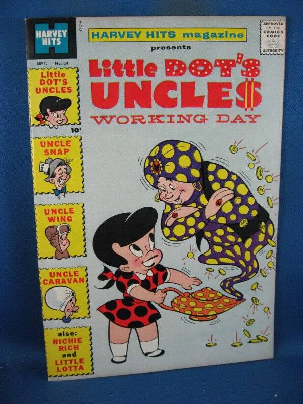 Harvey Hits #24 (1960), raw comic book in NM- condition — front cover