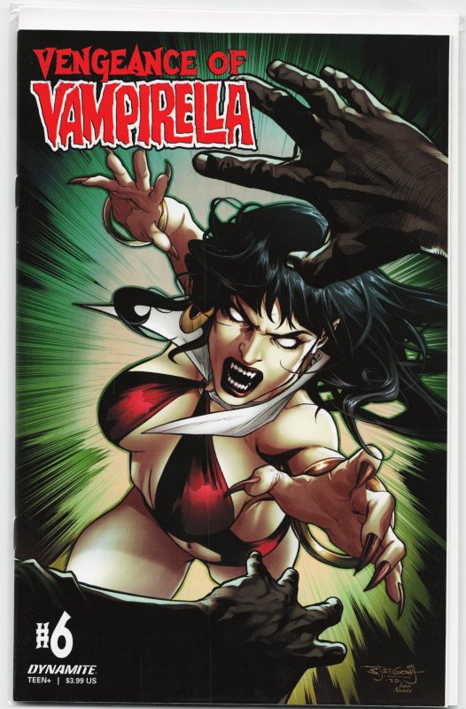 Vengeance of Vampirella #6 (Dynamite Entertainment, 2020), raw, ungraded comic book — front cover