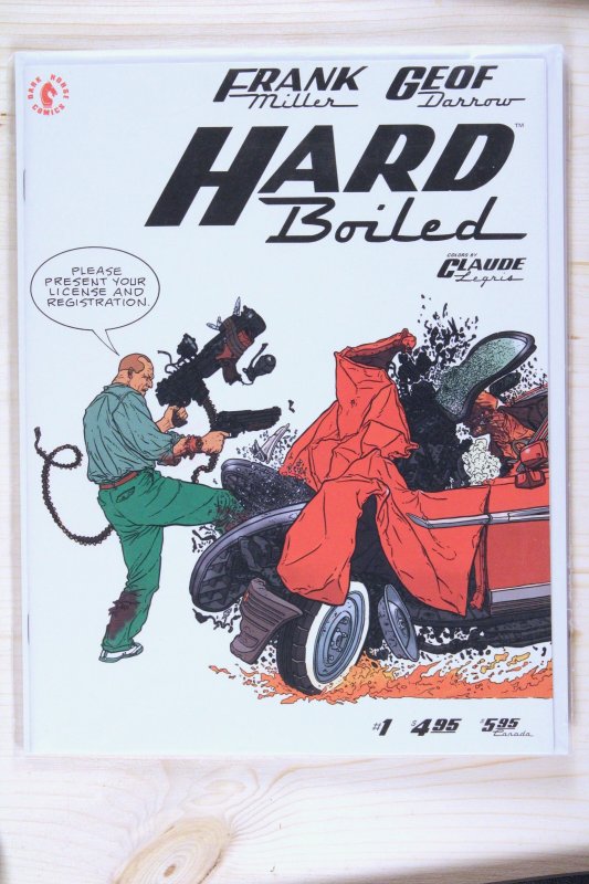 Hard Boiled #1 (Dark Horse Comics, 1990), raw comic book in NM 9.4 condition — front cover
