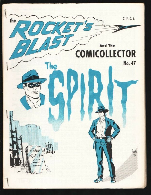 Rocket's Blast & Comicollector #47 (1966), raw, ungraded comic book — front cover