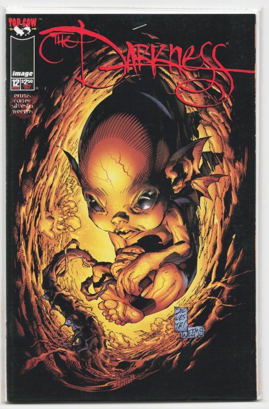 The Darkness #12 (Top Cow, 1998), raw, ungraded comic book — front cover