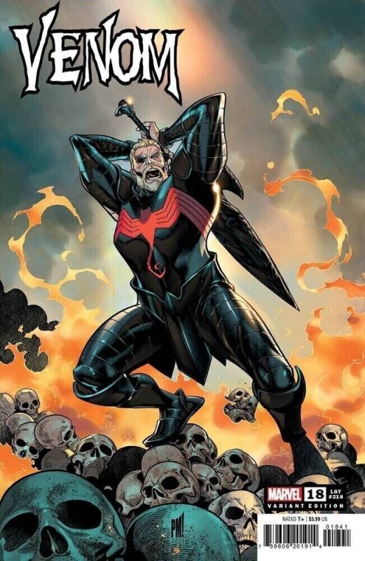 Venom #18 (Marvel Comics, 2021), raw comic book in VF/NM condition — front cover