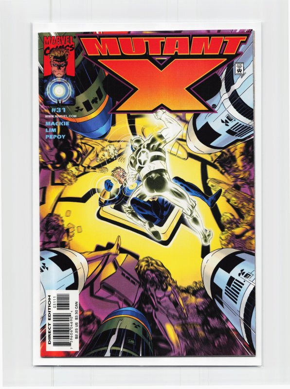 Mutant X #31 (2001), raw, ungraded comic book — front cover