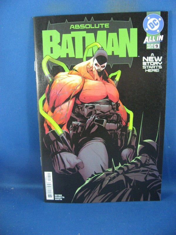 Absolute Batman #9 (DC Comics, 2025), raw comic book in NM condition — front cover
