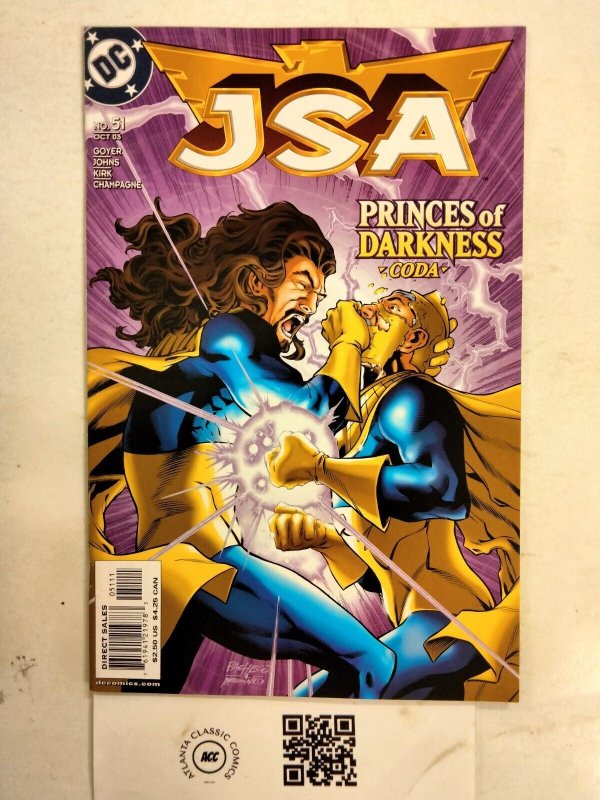 JSA #51 (DC Comics), raw comic book in NM condition — front cover