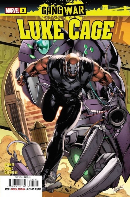 Luke Cage #3 (2024), raw comic book in NM condition — front cover