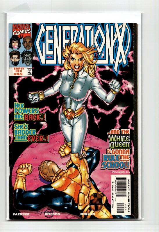 Generation X #45 (Marvel Comics, 1998), raw, ungraded comic book — front cover