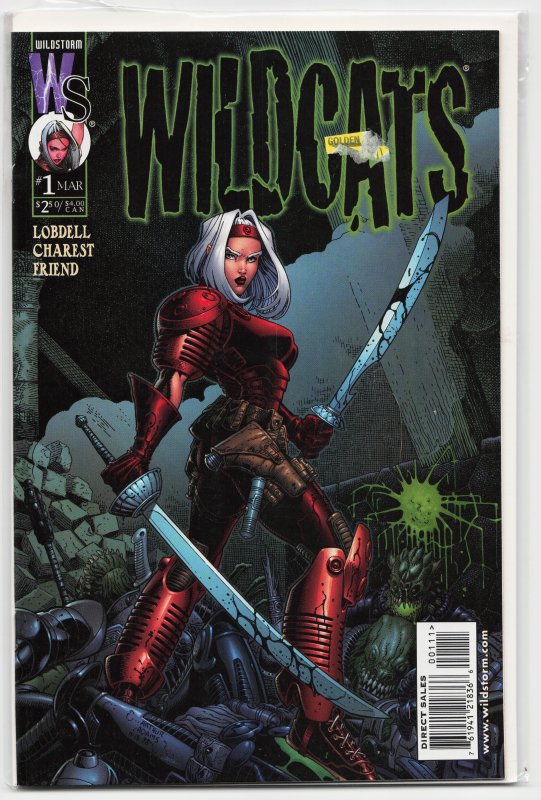 Wildcats #1 (1999), raw, ungraded comic book — front cover