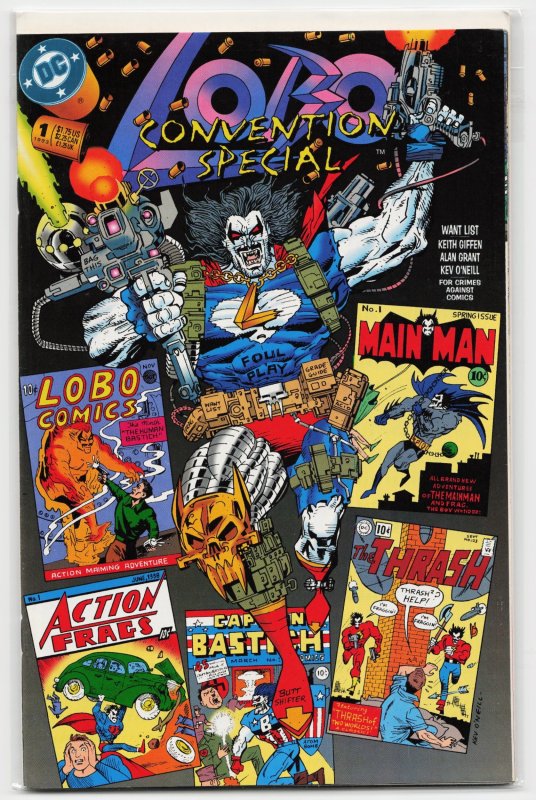 Lobo Convention Special (1993) Lobo (1993), raw, ungraded comic book — front cover