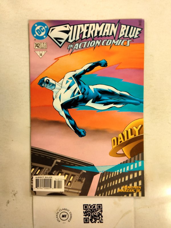 Action Comics #742 (DC Comics), raw comic book in NM condition — front cover