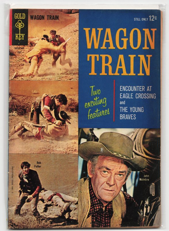 Wagon Train #3 (Dell, 1960), raw, ungraded comic book — front cover