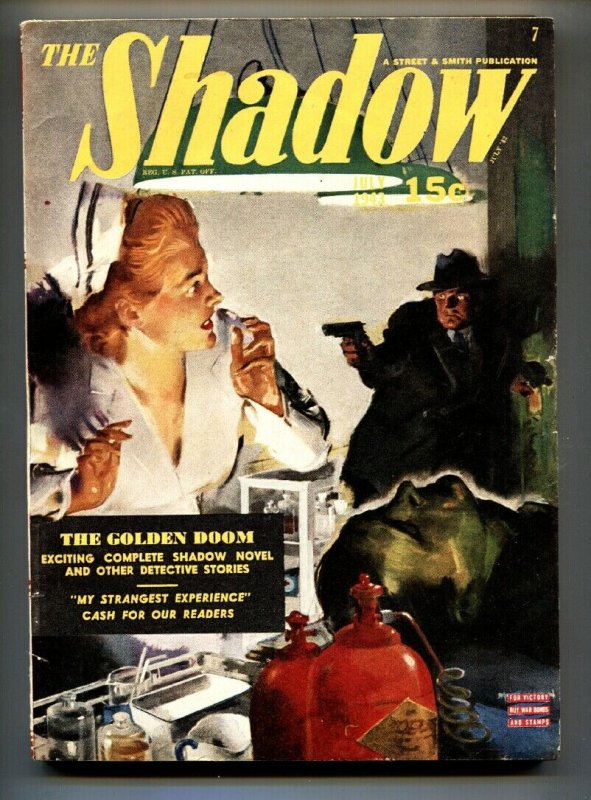 Shadow 1943 JUL-high Grade- Street AND Smith-Rare Pulp vf- (Street & Smith, 1943), raw, ungraded comic book — front cover