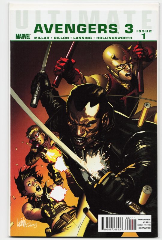 Ultimate Avengers #13 (2010), raw, ungraded comic book — front cover