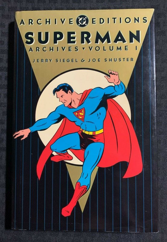 1989 Superman Archives v.1 Hc/dj Vf/fn+ 3rd DC / Fisherman Collection (DC Comics, 1989), raw comic book in VF condition — front cover