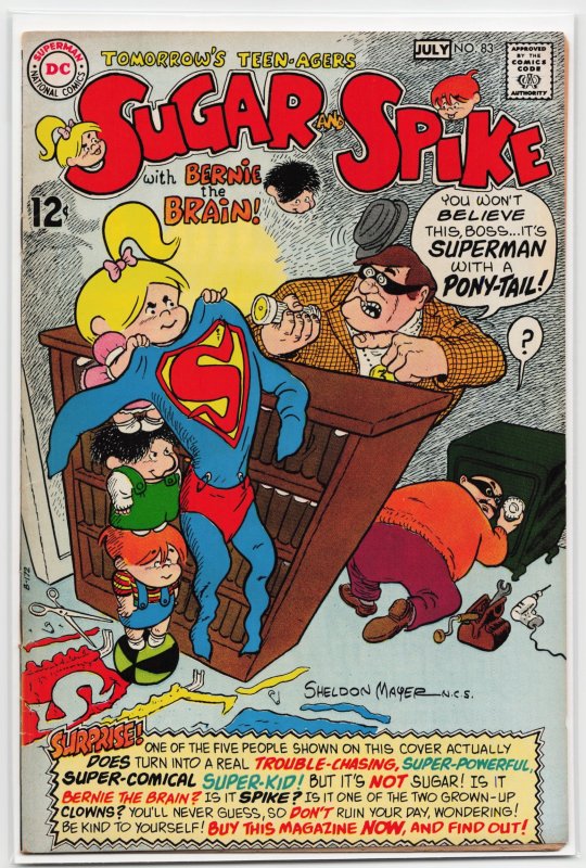 Sugar & Spike #83 (DC Comics, 1969), raw, ungraded comic book — front cover