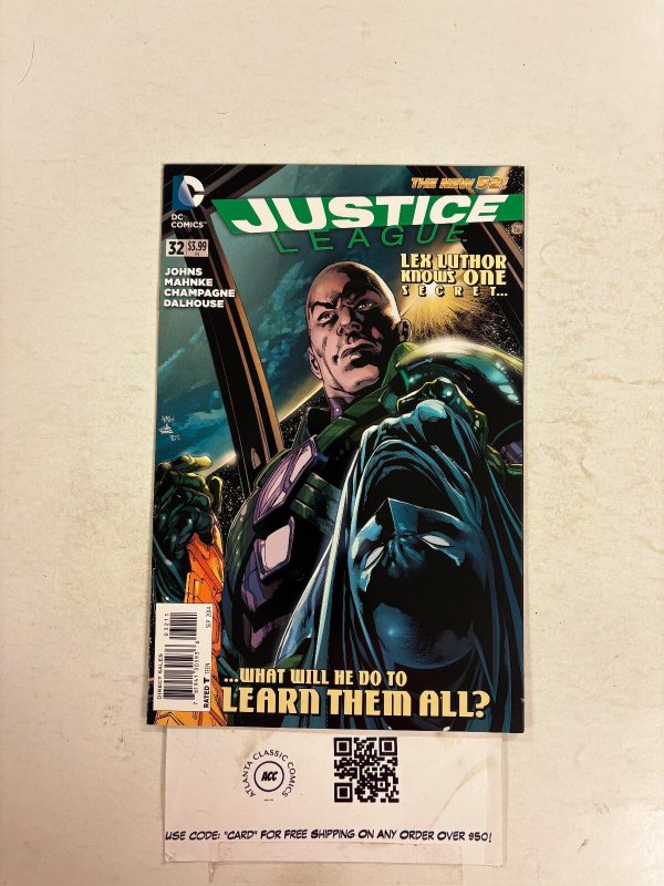 Justice League #32 (DC Comics, 2019), raw comic book in NM condition — front cover