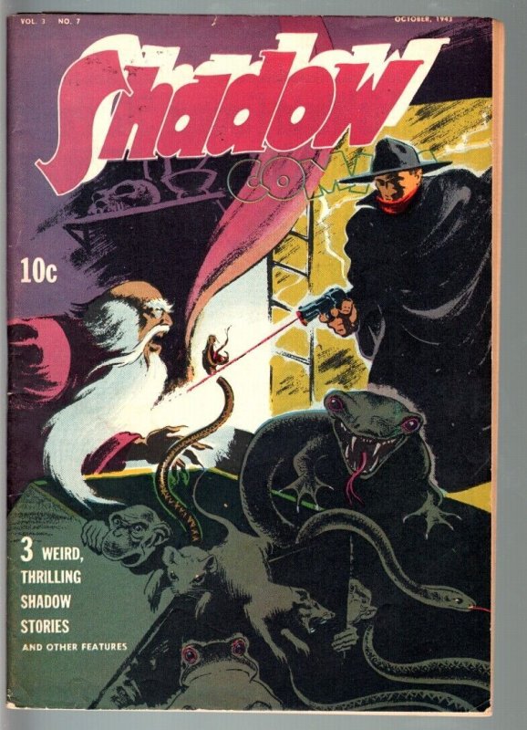 Shadow Vol. 3 #7, raw comic book in VG+ condition — front cover