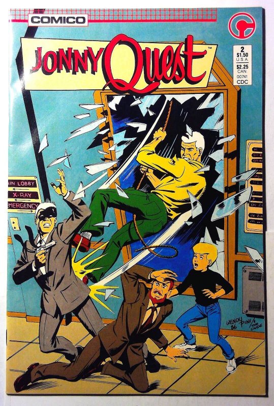 Jonny Quest #2 (1986), raw, ungraded comic book — front cover