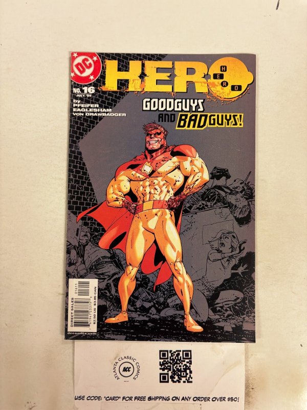 Hero #16 (DC Comics), raw comic book in NM condition — front cover