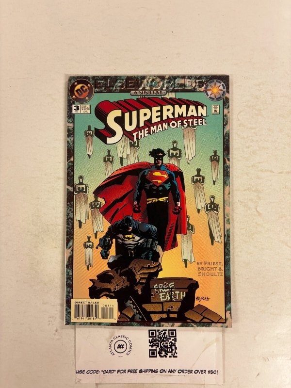 Superman the Man of Steel Annual #3 (DC Comics), raw comic book in NM condition — front cover