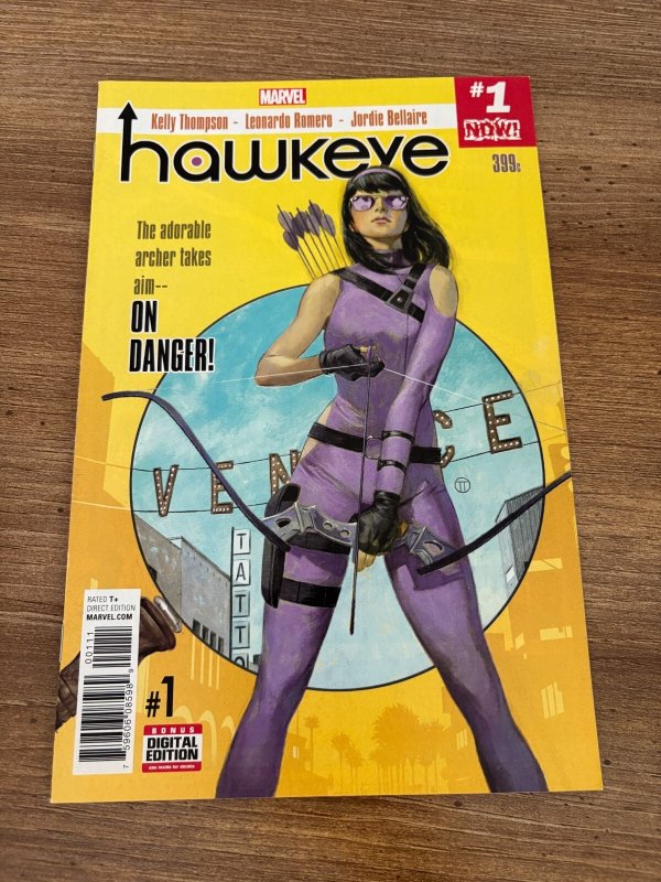 Lot of 6 Hawkeye Marvel Comic Books # 1 2 3 4 + # 1 2 Vf-Nm 1st Prints 26 J325, raw comic book in NM condition — front cover