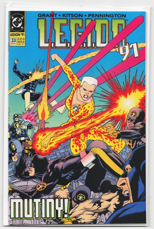 L.e.g.i.o.n #33 (1991), raw, ungraded comic book — front cover