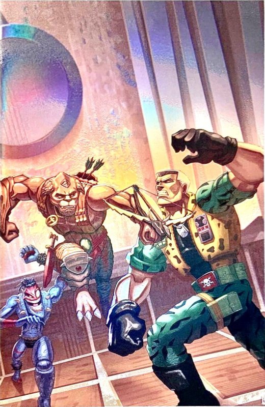 The Small Soldiers Gorgonites! Orbit History of Movies Megacon Trade/virgin Foil, raw, ungraded comic book — front cover