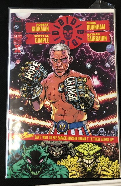 Die!Die!Die! #14 (2021), raw, ungraded comic book — front cover