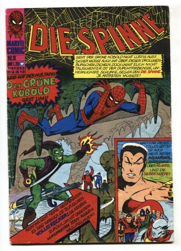 Die Spinne #16 (1974), raw, ungraded comic book — front cover