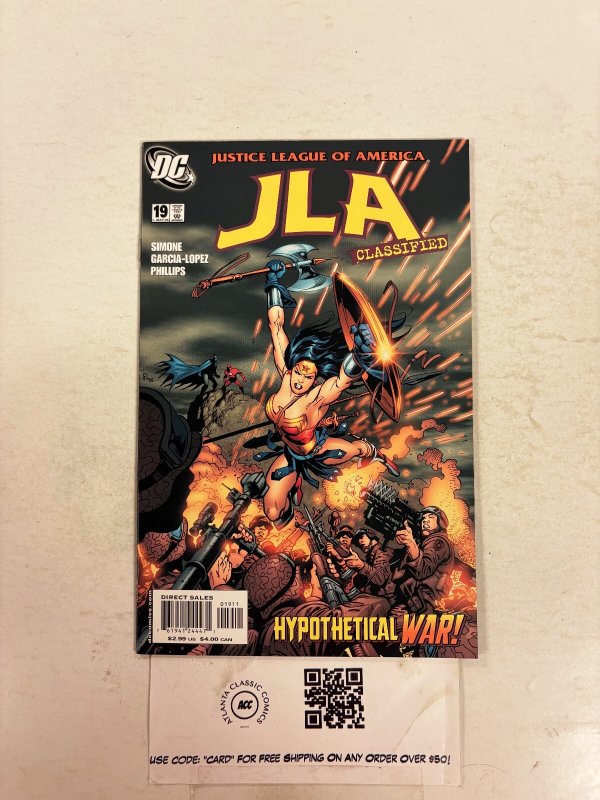 JLA Classified #19 (DC Comics), raw comic book in NM condition — front cover