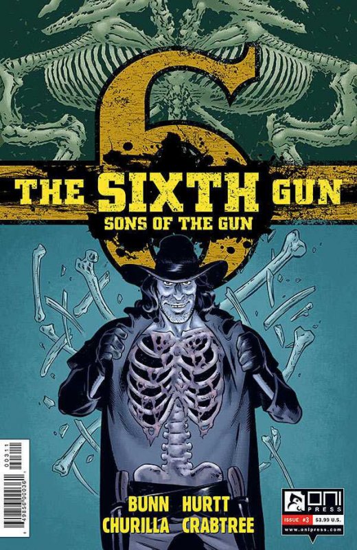 The Sixth Gun: Sons of the Gun #3 (Oni Press), raw comic book in VF/NM condition — front cover