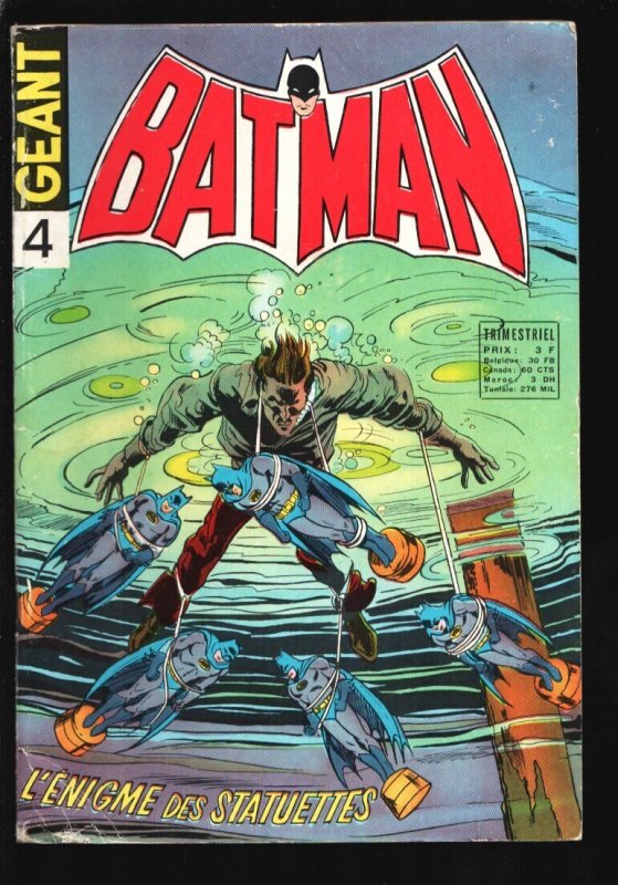 Batman #4 (DC Comics, 1973), raw, ungraded comic book — front cover