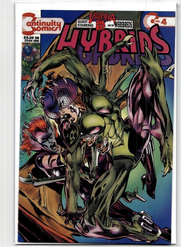Hybrids: The Origin #4 (1993), raw, ungraded comic book — front cover