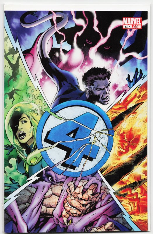 Fantastic Four #587 (Marvel Comics, 2011), raw, ungraded comic book — front cover