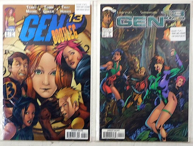 Gen 13 Bootleg Lot of 2 #6, 11 (1997) Image Comics 1st Print Comic Books (Image Comics, 1997), raw, ungraded comic book — front cover