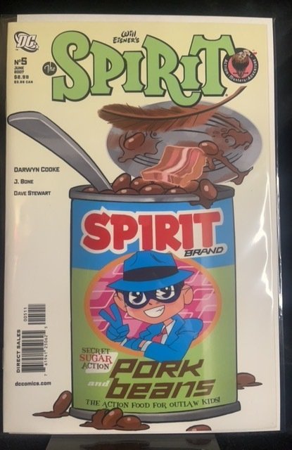 The Spirit #5 (2007), raw, ungraded comic book — front cover