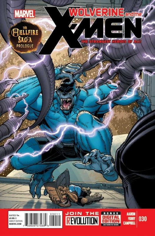 Wolverine and the X-Men #30 (Marvel Comics), raw comic book in VF/NM condition — front cover
