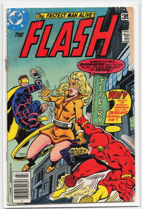 The Flash #263 (DC Comics, 1978), raw, ungraded comic book — front cover