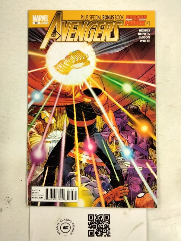 The Avengers #10 (Marvel Comics), raw comic book in NM condition — front cover