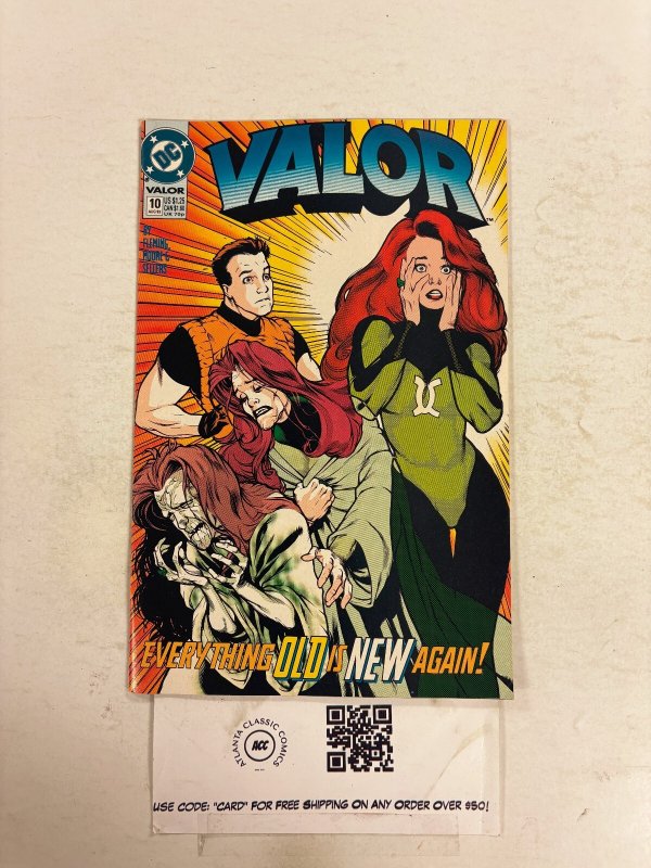 Valor #10 (DC Comics), raw comic book in NM condition — front cover