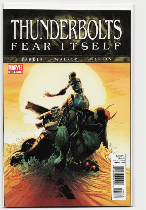 Thunderbolts #158 (Marvel Comics, 2011), raw, ungraded comic book — front cover