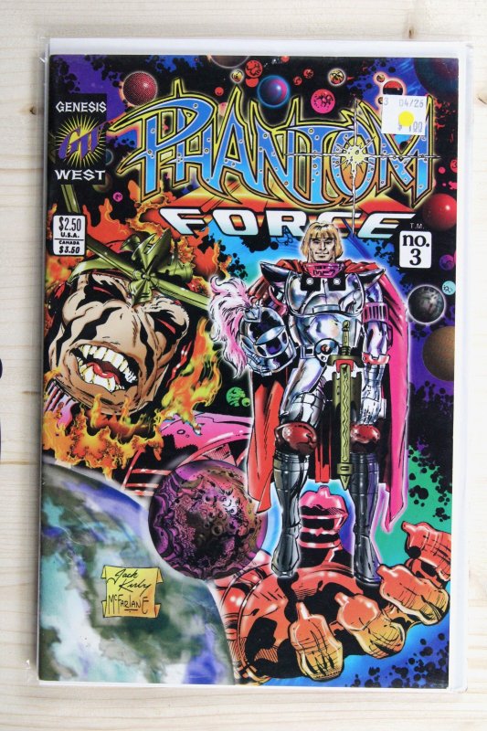 Phantom Force #3 (Image Comics, 1994), raw comic book in NM- 9.2 condition — front cover