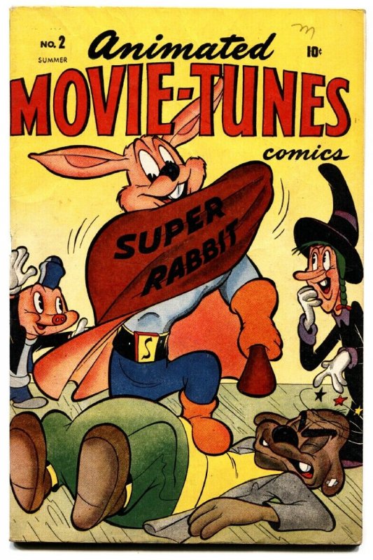 Animated Movie-Tunes #2 (Timely Comics, 1946), raw, ungraded comic book — front cover