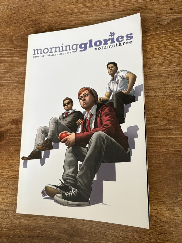 Morning Glories Vol #3 (Image Comics), raw, ungraded comic book — front cover