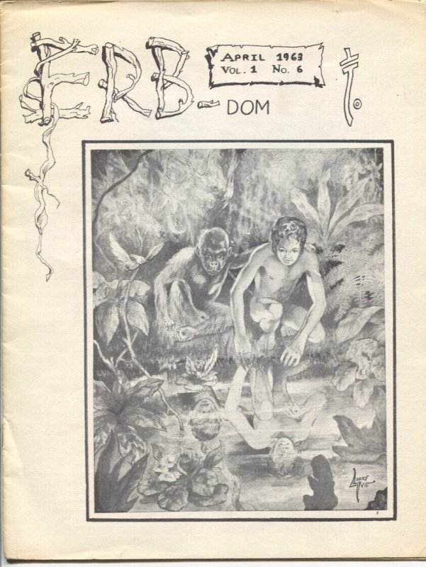 ERB-dom Vol 1 #6 (1963), raw, ungraded comic book — front cover